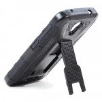 Wholesale Alcatel One Touch Pop Astro 5042T Holster Combo Belt Clip Case (Black)
